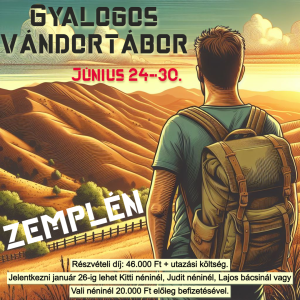 Read more about the article Gyalogos vándortábor
